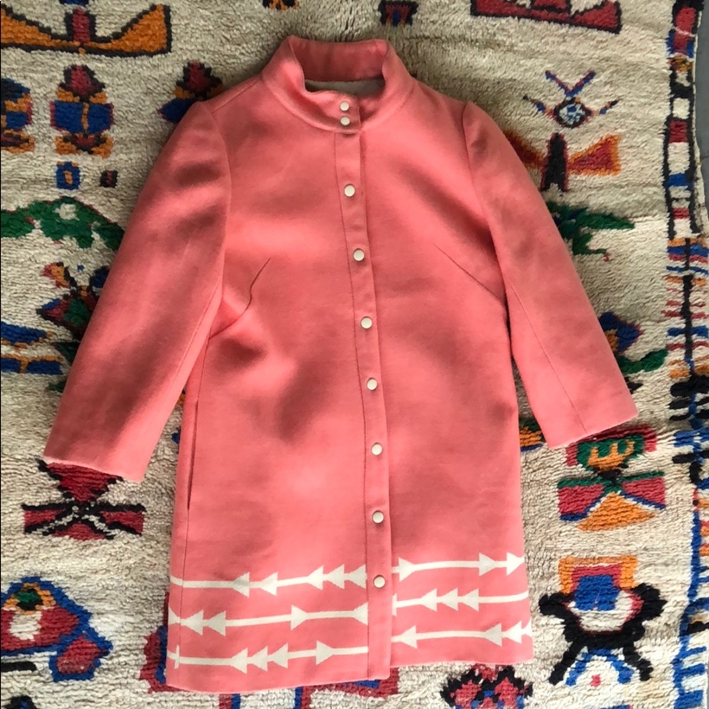 Anthropologie Lauren Moffatt wool blend coat